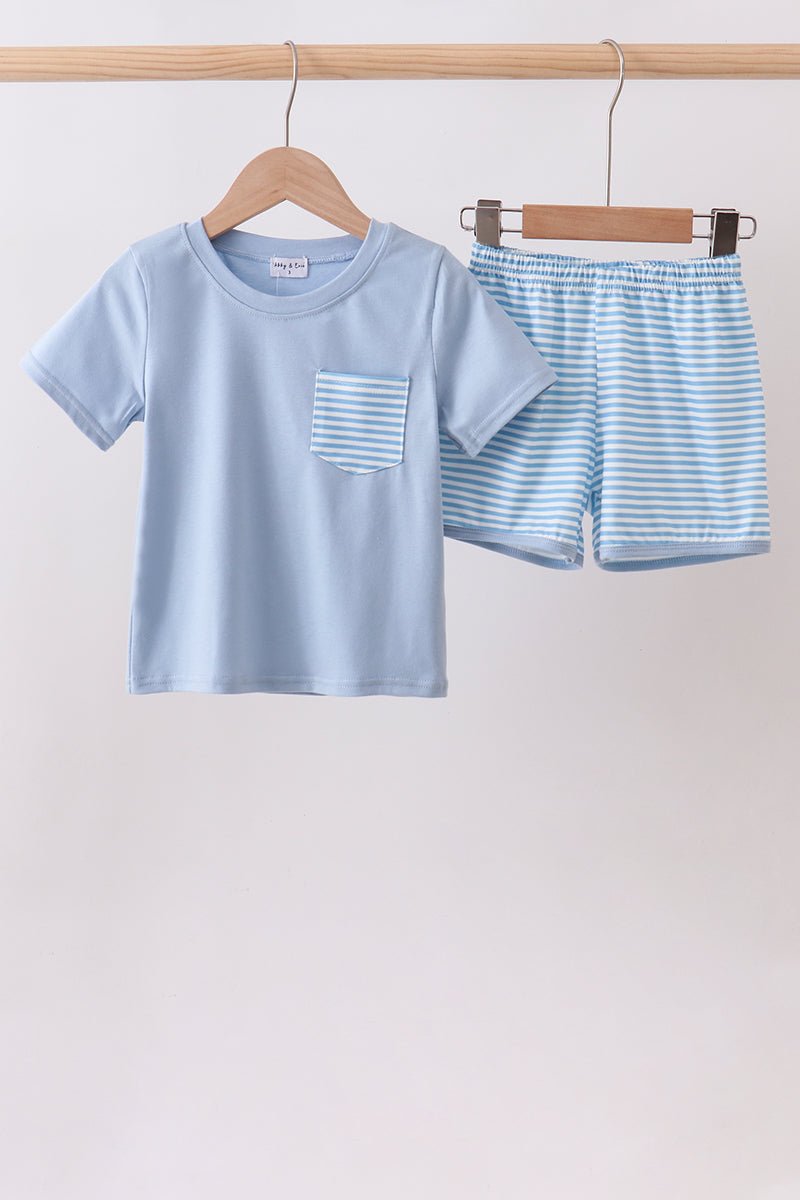 Blue Stripe Set - Abbies Place