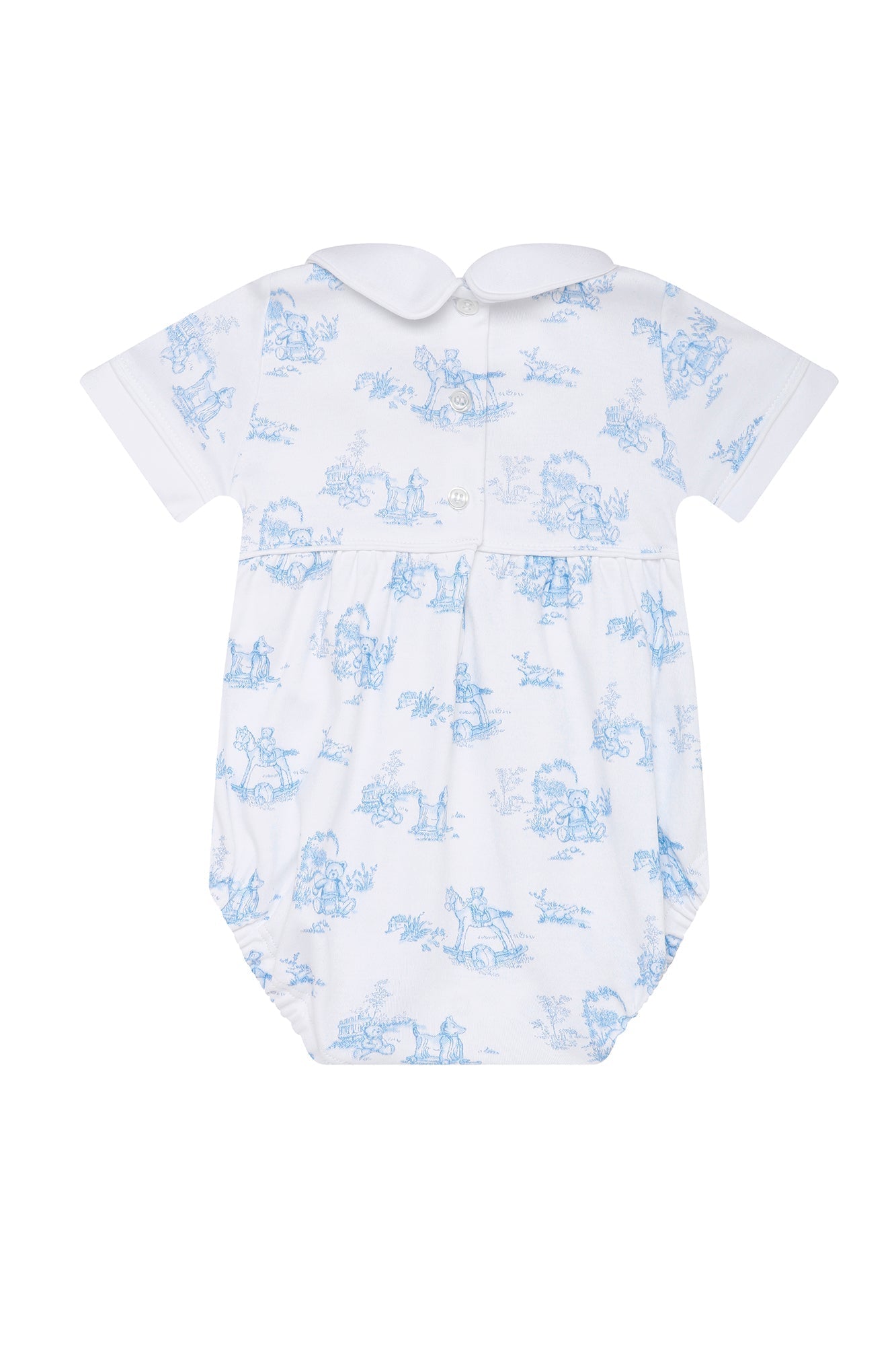 Blue Toile Baby Bubble - Abbies Place