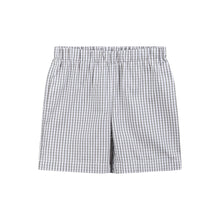 Load image into Gallery viewer, Blue Tractor Smocked Shirt and Gray Shorts Set
