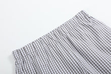 Load image into Gallery viewer, Blue Tractor Smocked Shirt and Gray Shorts Set
