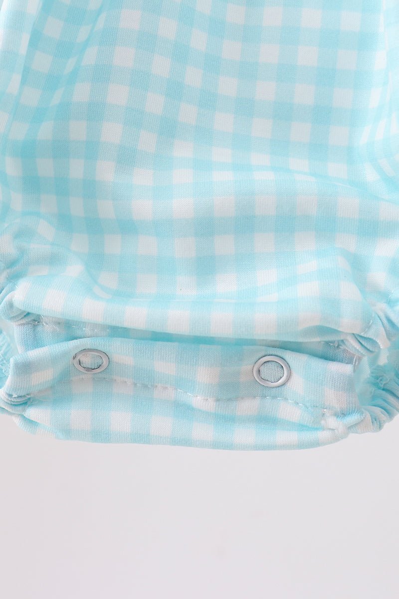 Blue Umbrella Smocked Bubble - Abbies Place