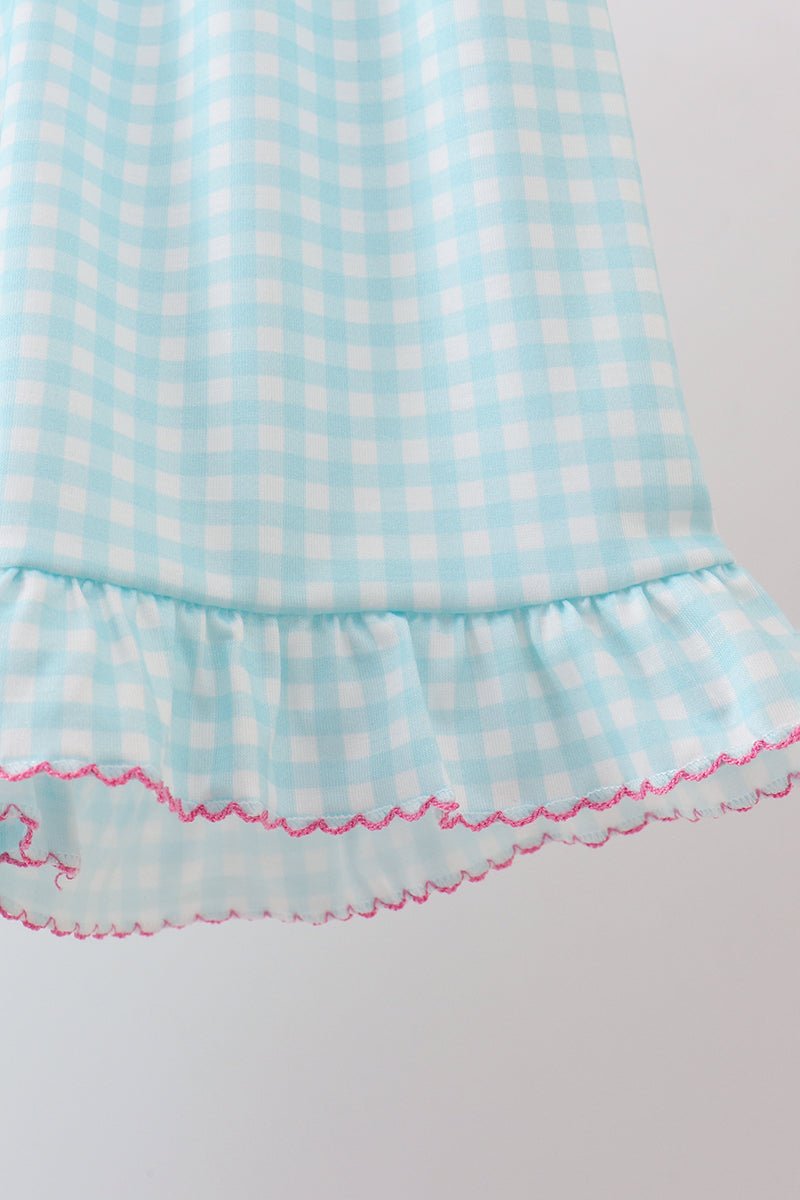 Blue Umbrella Smocked Set - Abbies Place