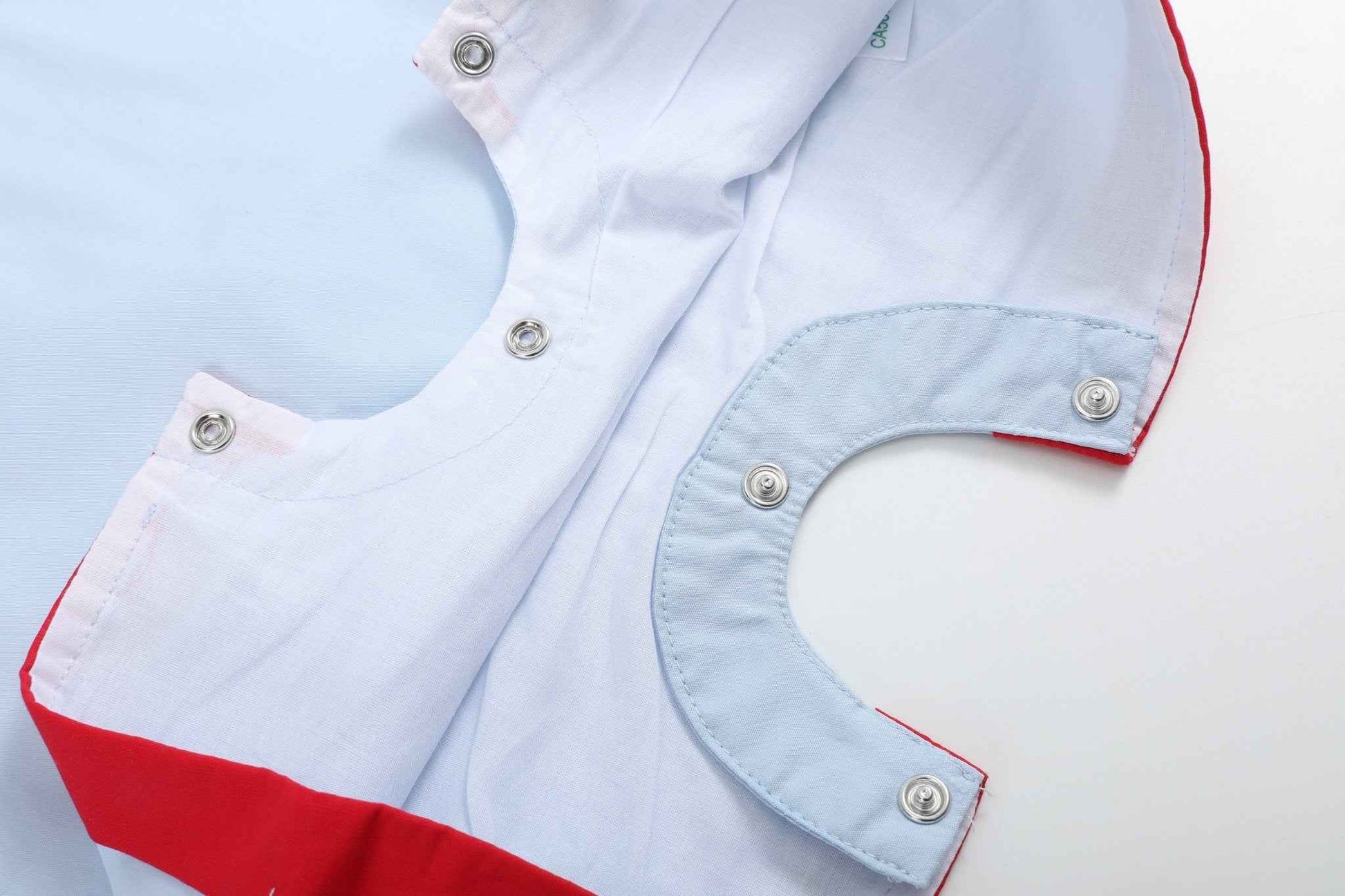Blue USA Flag Smocked Shortalls - Abbies Place