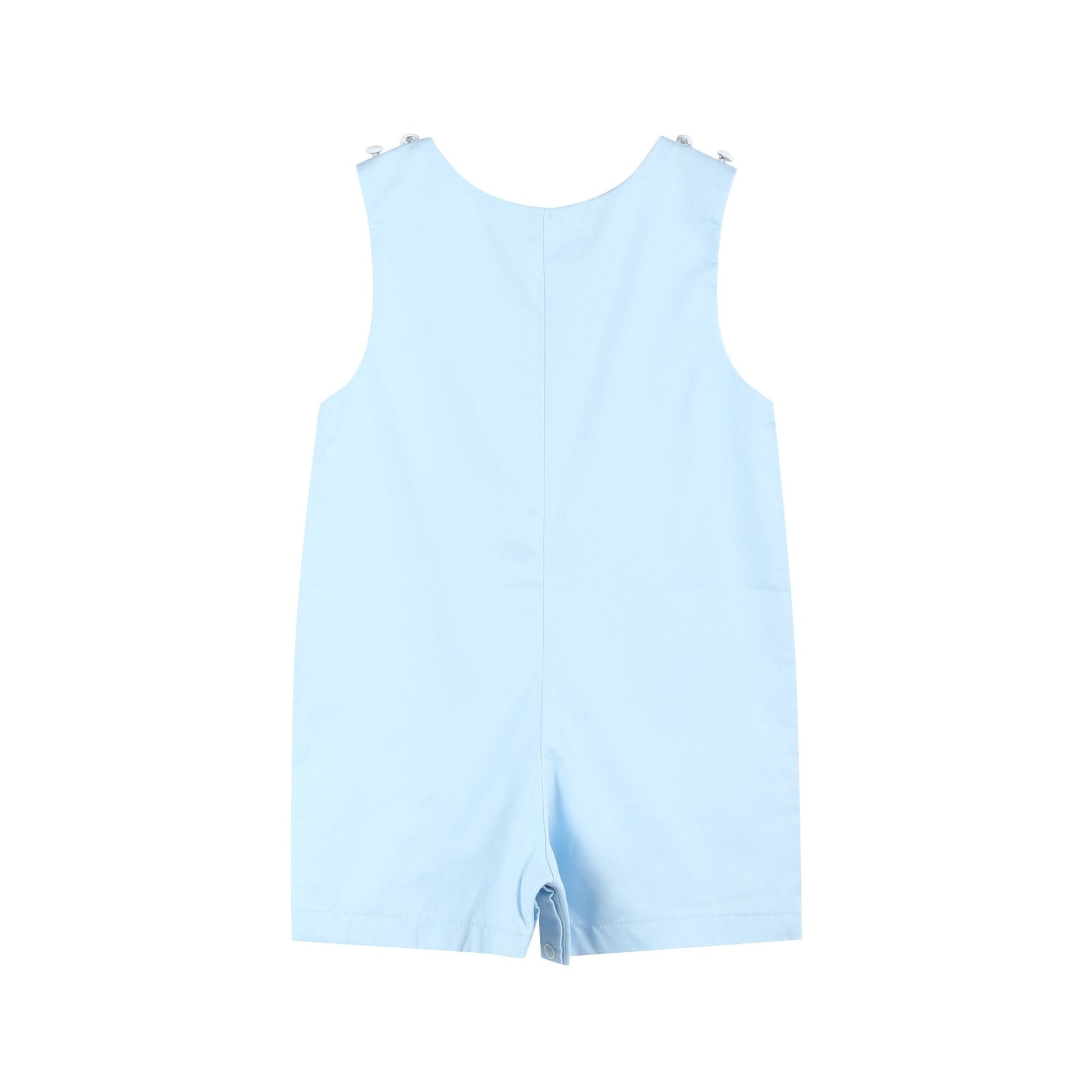 Blue Whale Applique Shortalls - Abbies Place