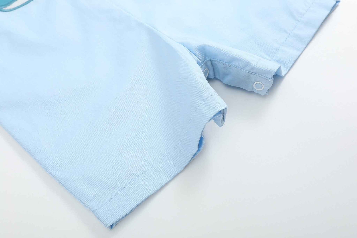 Blue Whale Applique Shortalls - Abbies Place