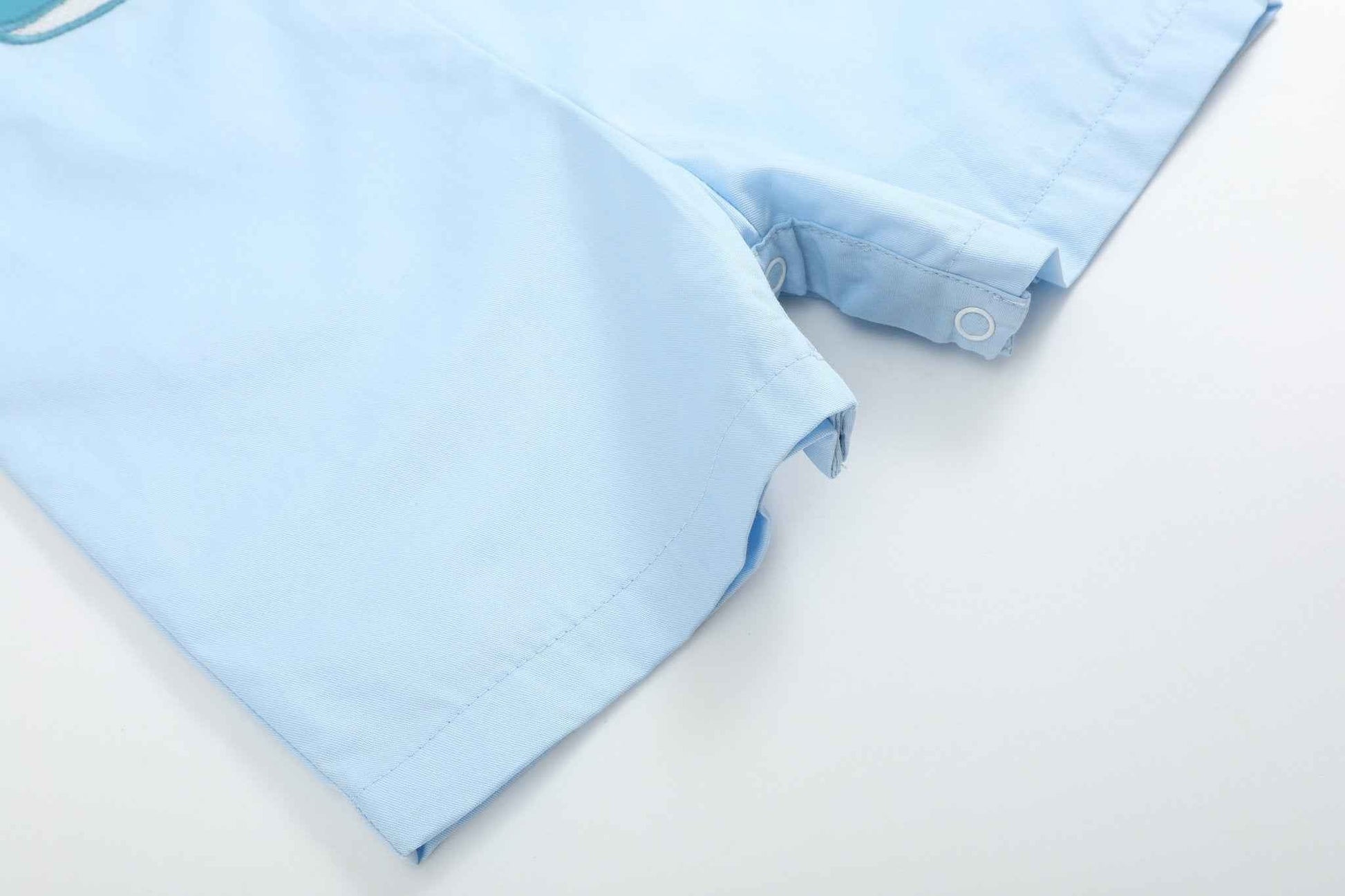 Blue Whale Applique Shortalls - Abbies Place