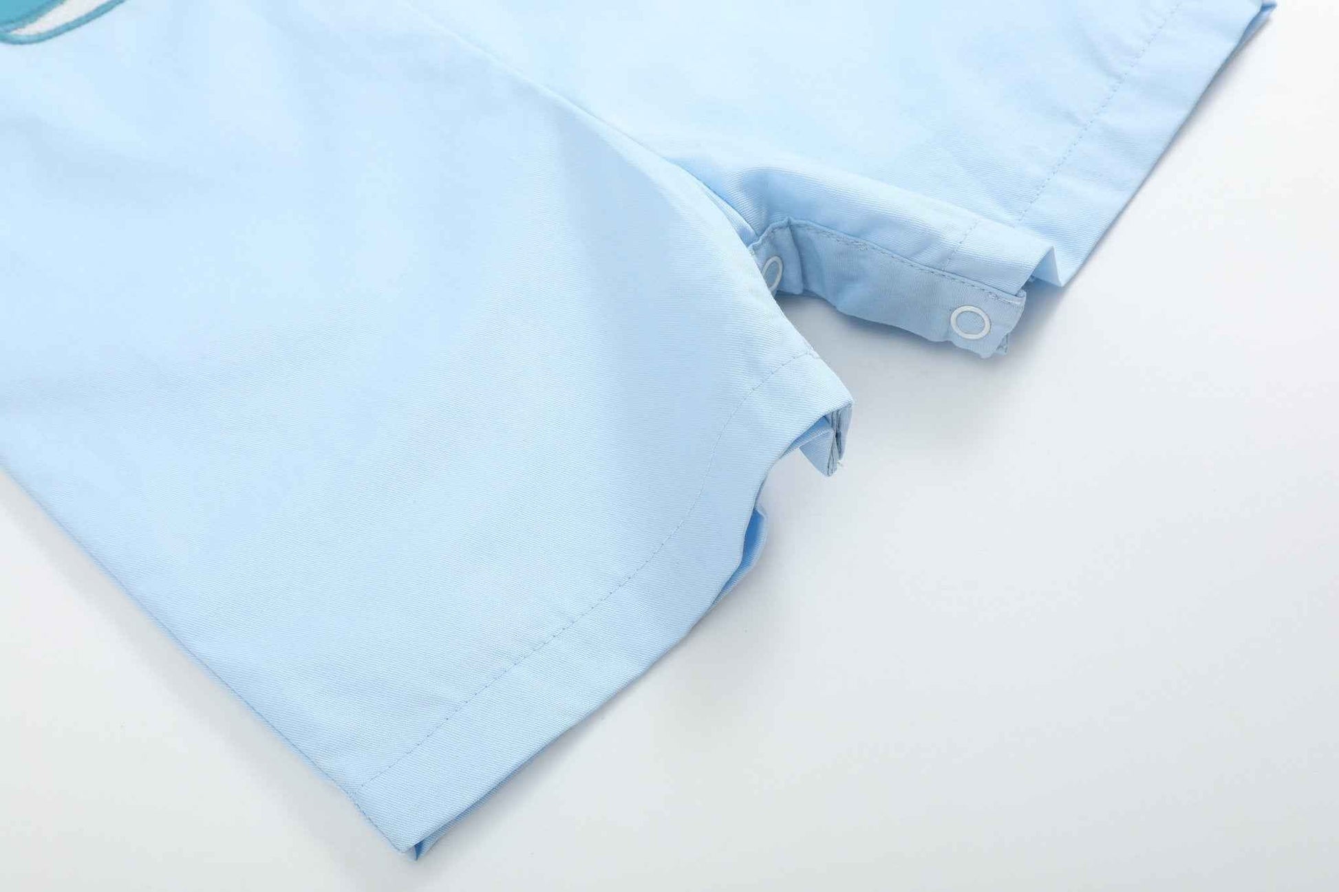 Blue Whale Applique Shortalls - Abbies Place