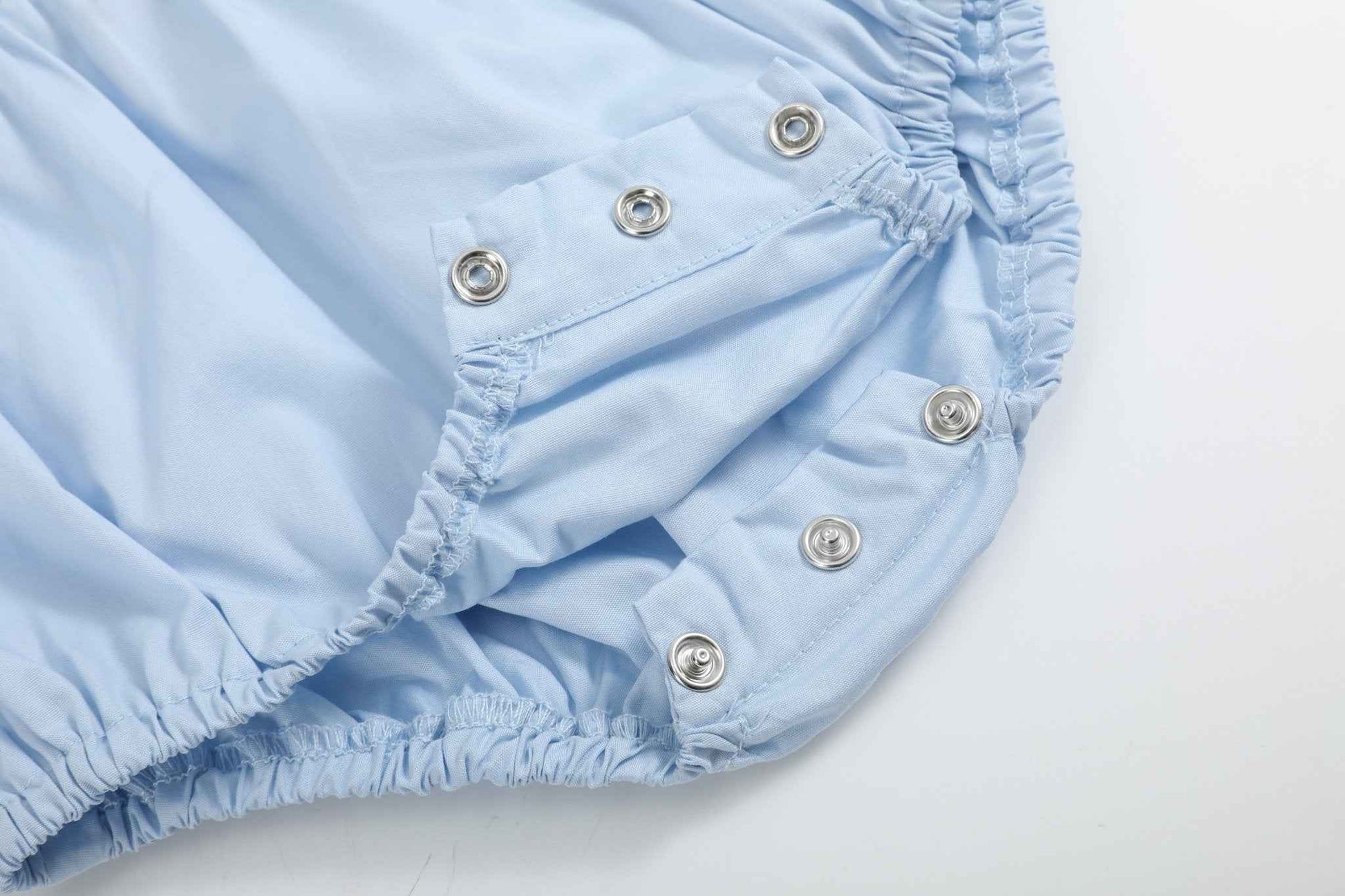 Blue Whale Smocked Collared Bubble Romper - Abbies Place