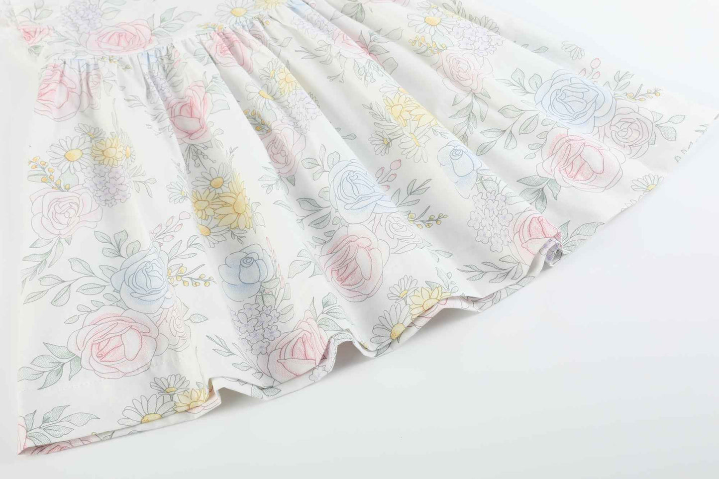Bouquet Floral Ruffle Dress - Abbies Place