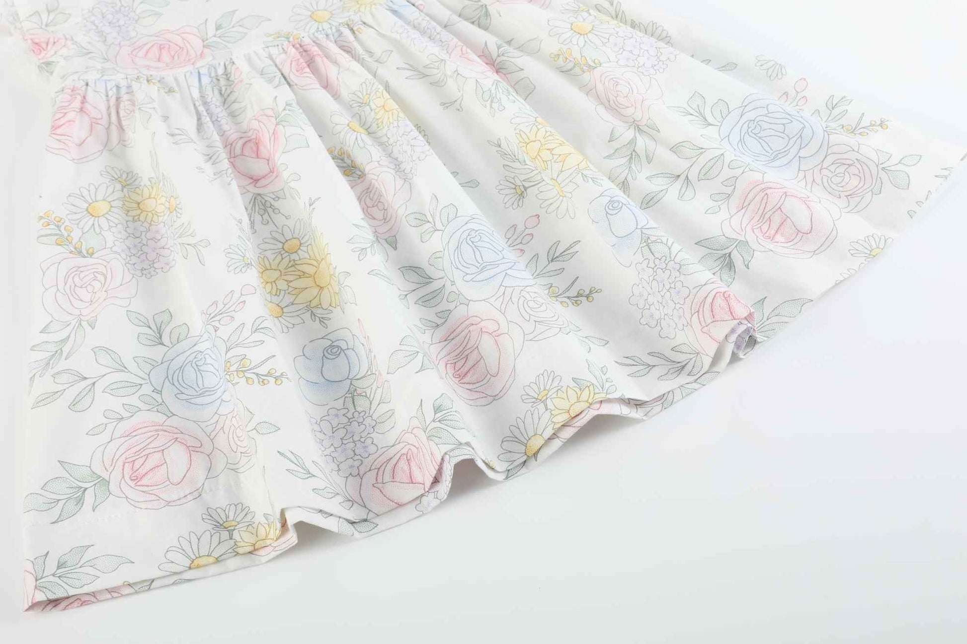Bouquet Floral Ruffle Dress - Abbies Place