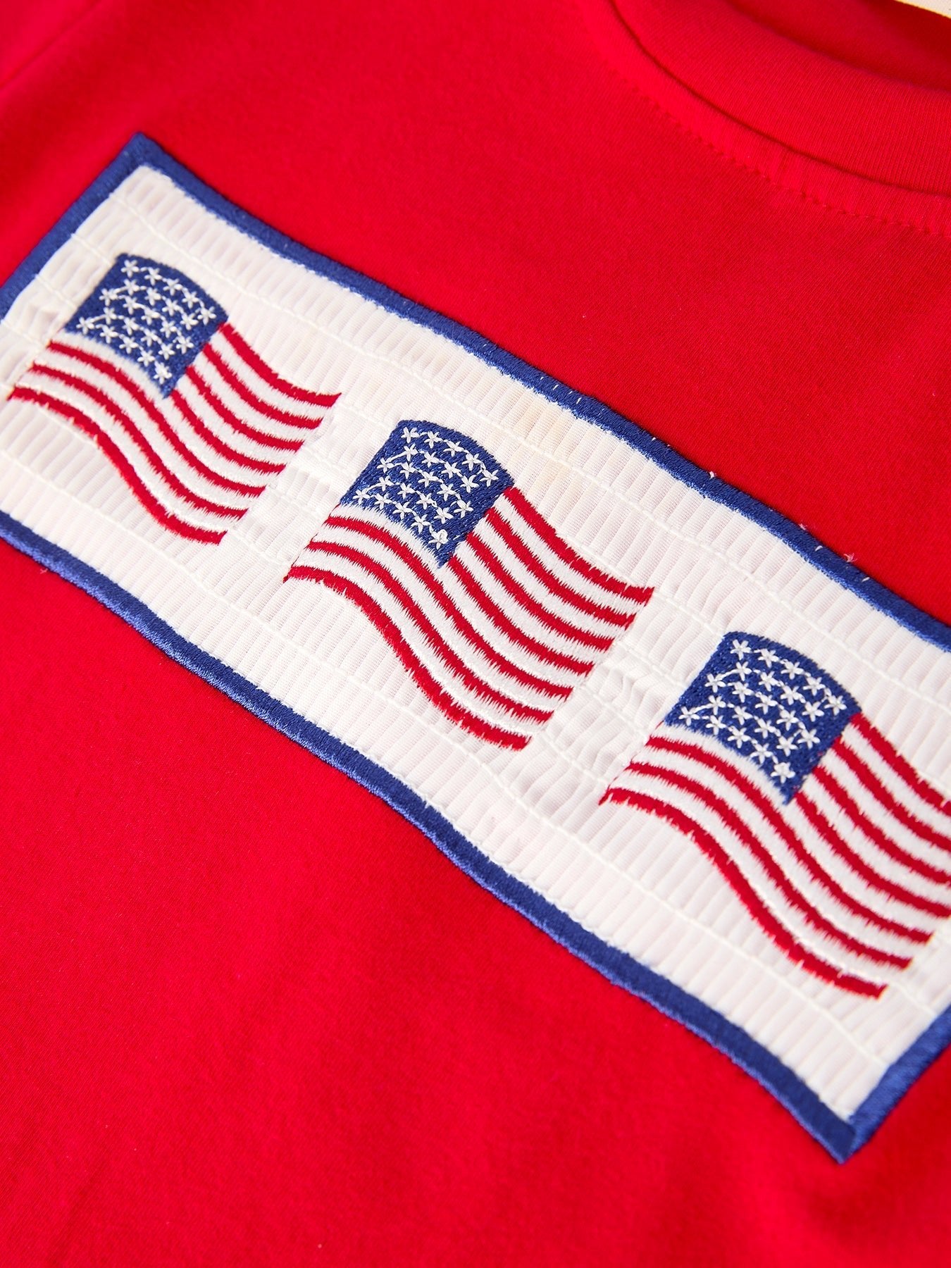 Boys 4th of July Plaid Flag Set - Abbies Place