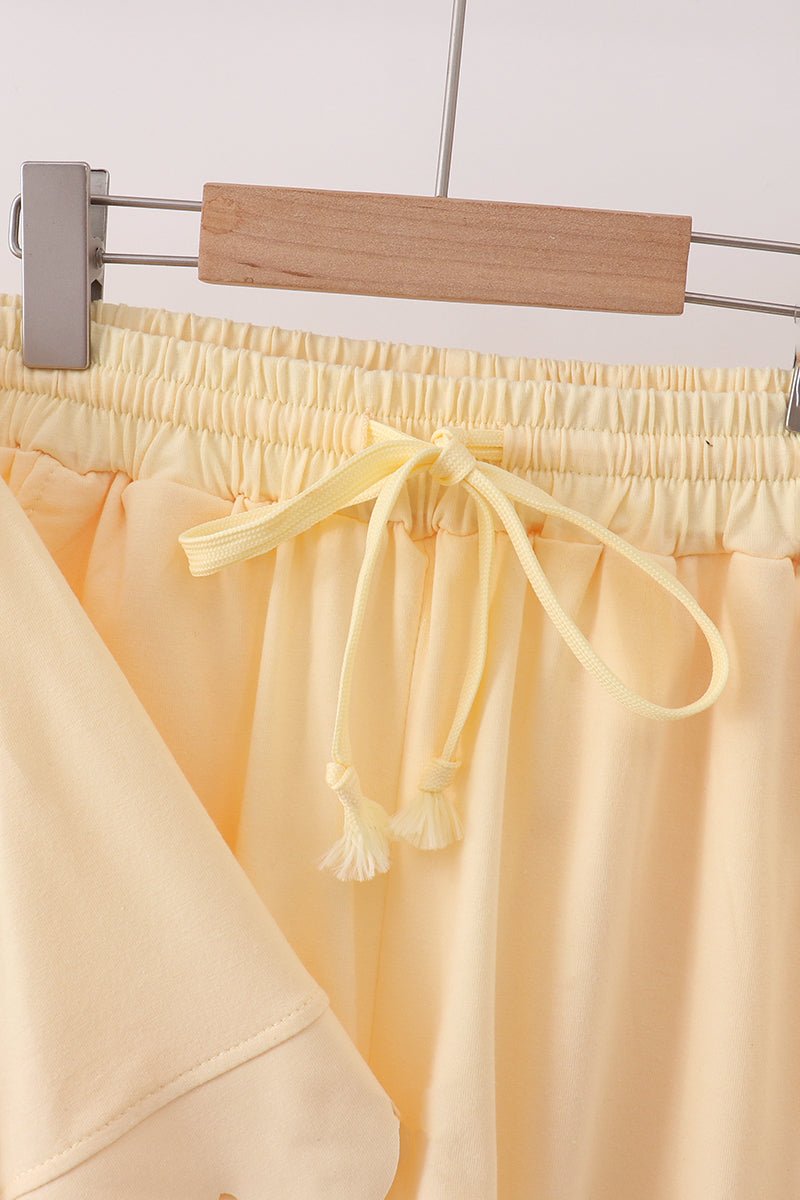 Buttercup scalloped women shorts set - Abbies Place