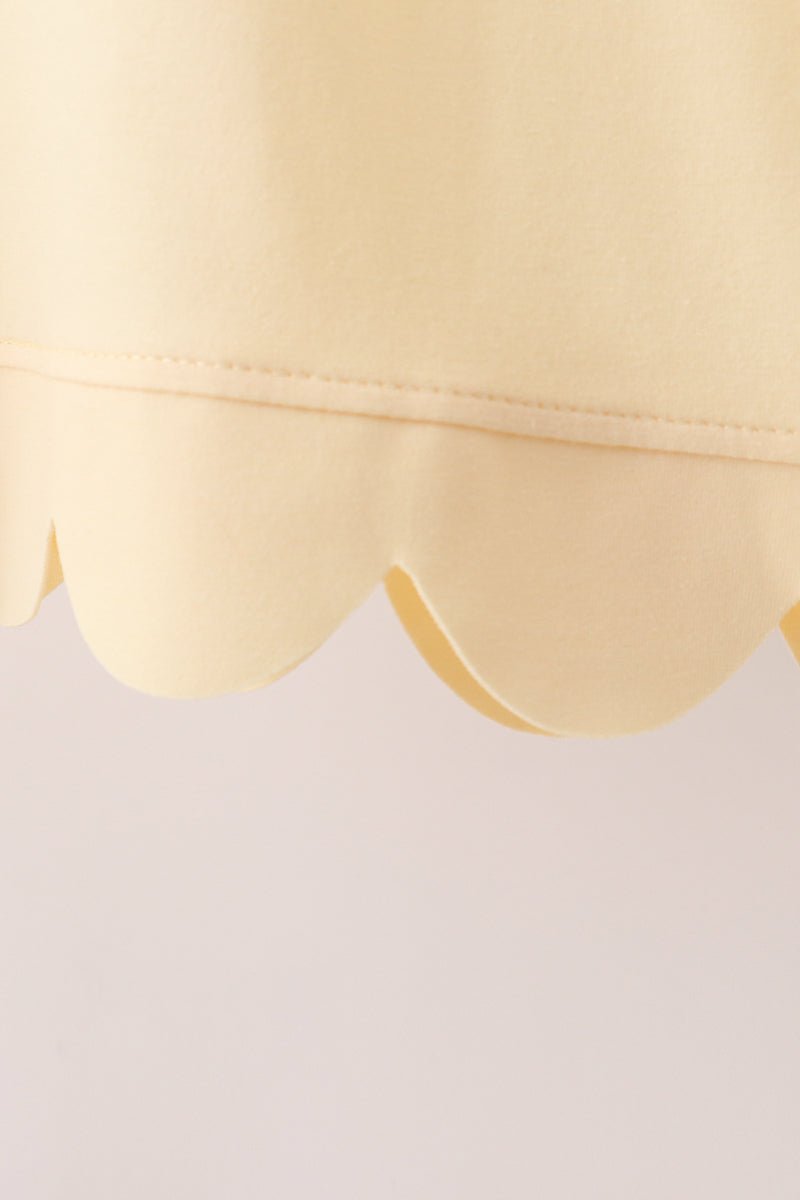 Buttercup scalloped women shorts set - Abbies Place