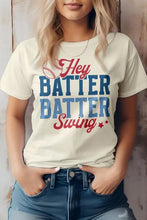 Load image into Gallery viewer, Hey Batter Batter Swing, Baseball Graphic Tee - Image #5
