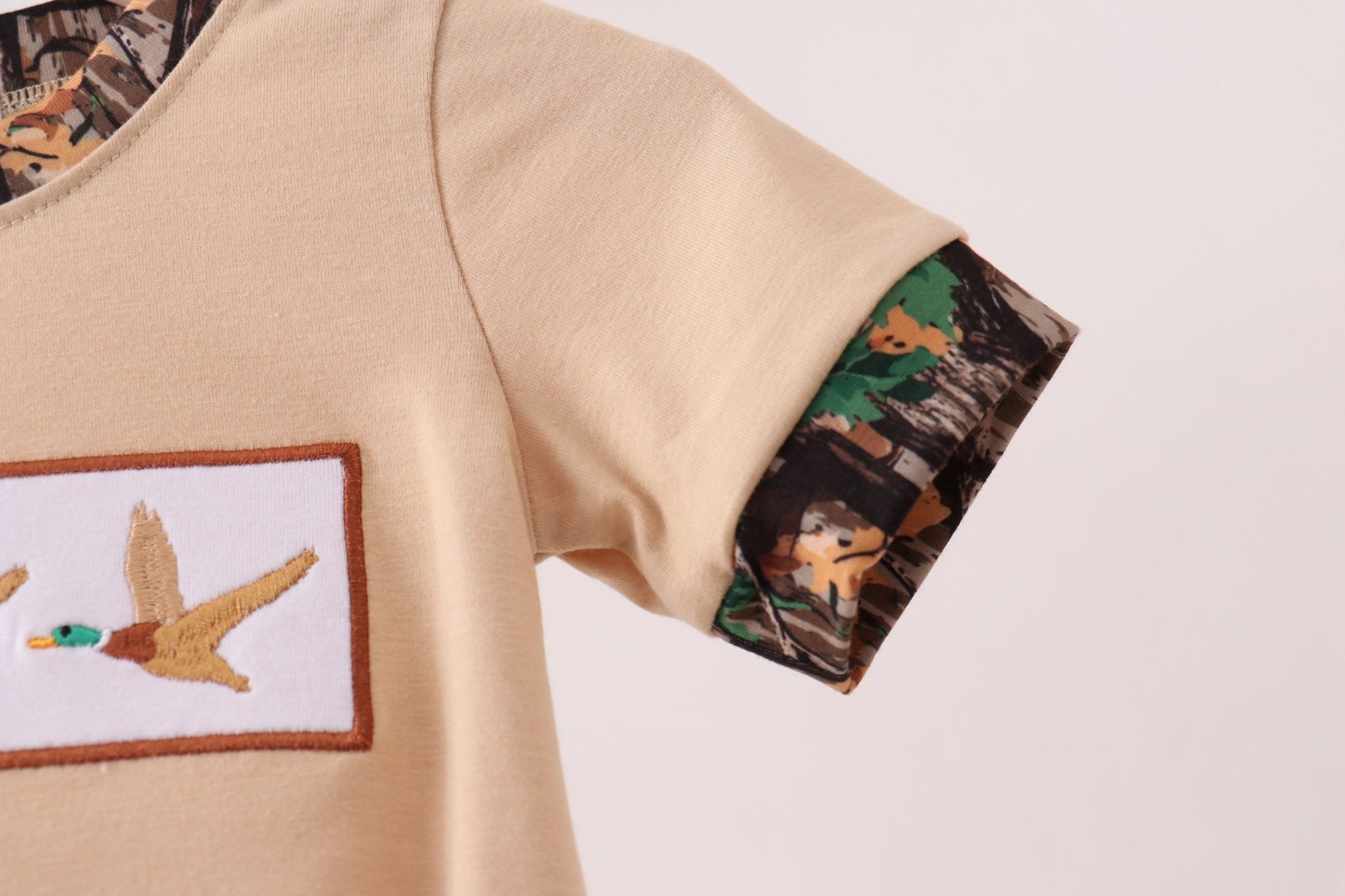 Camo Duck Embroidered Bubble - Abbies Place