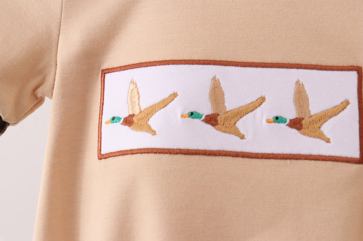 Camo Duck Embroidered Bubble - Abbies Place