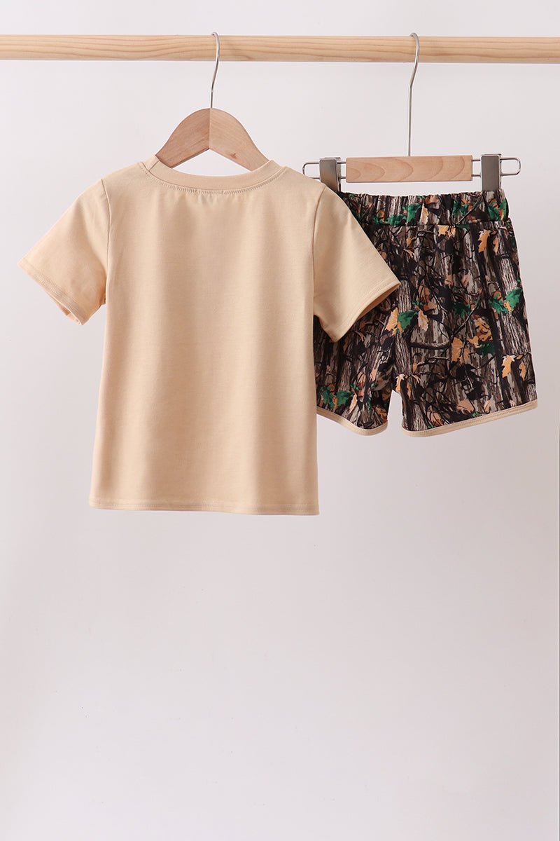 Camo Duck Embroidered Set - Abbies Place