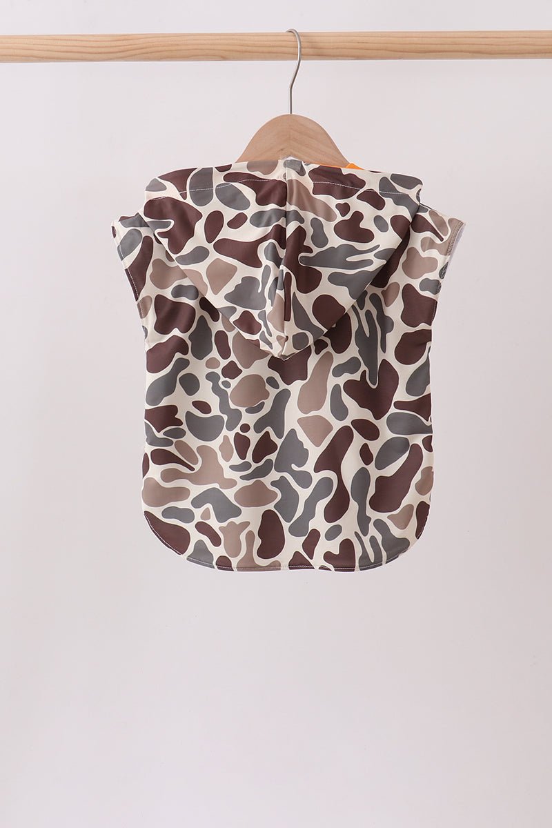 Camo Mallard Embroidered UPF Swim Coverup - Abbies Place