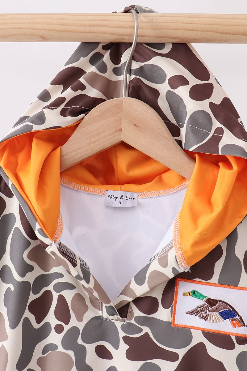 Camo Mallard Embroidered UPF Swim Coverup - Abbies Place