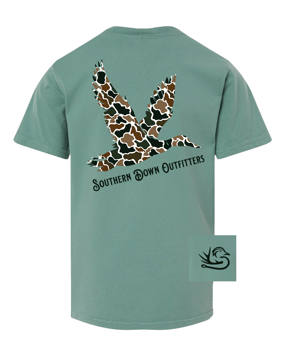Camo Mallard Youth Tee - Abbies Place