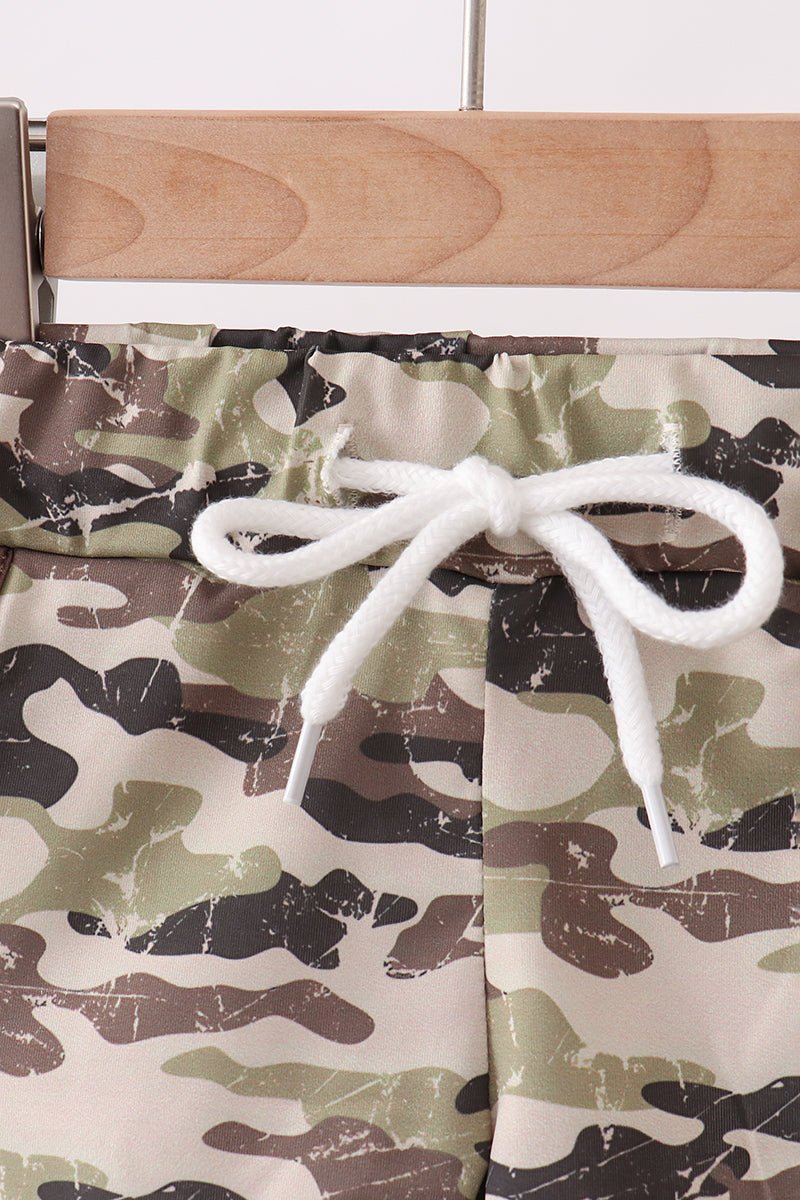 Camo UPF Swim Trunks - Abbies Place