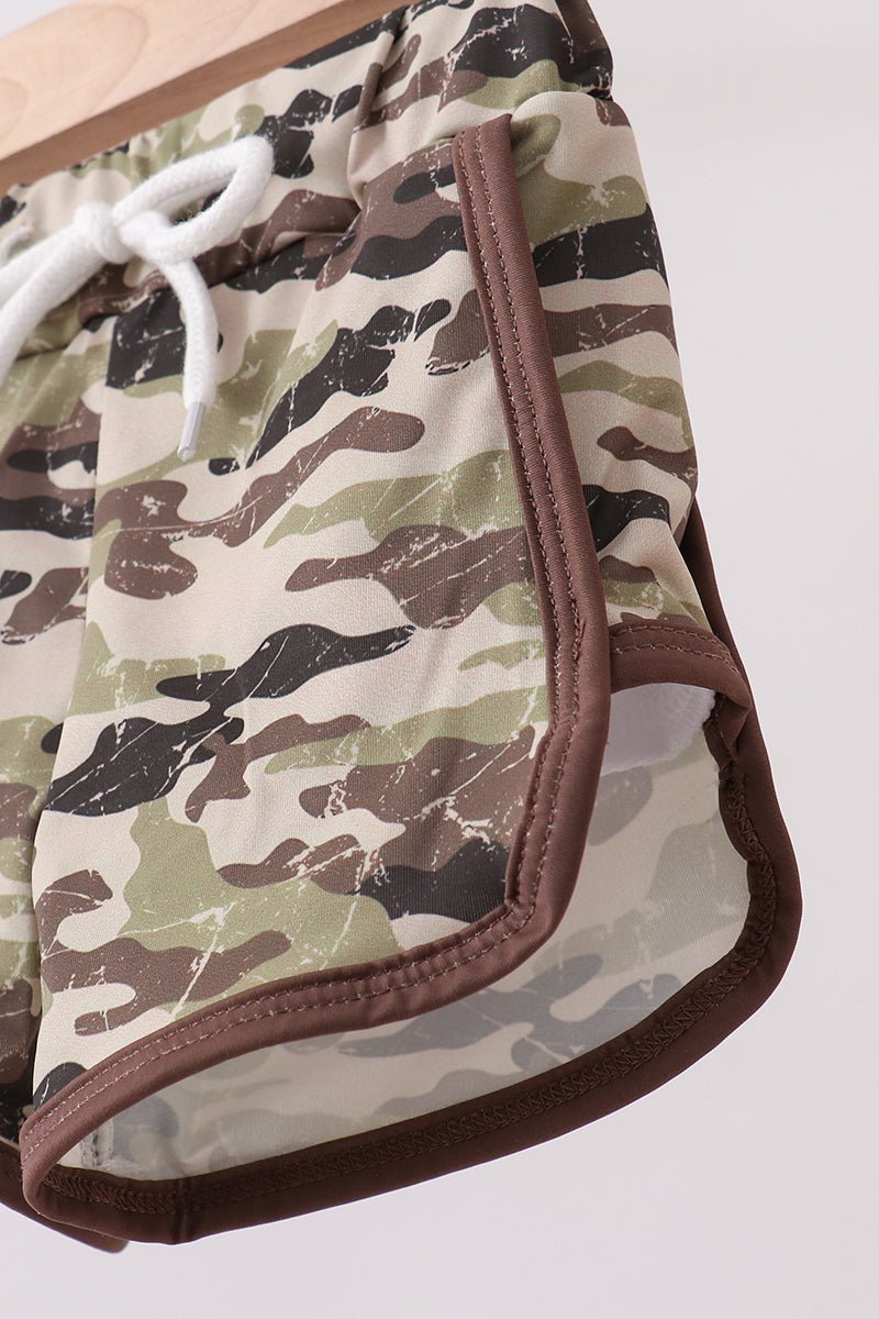Camo UPF Swim Trunks - Abbies Place