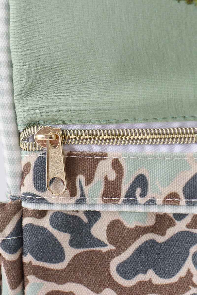 Camouflage bear print backpack - Abbies Place