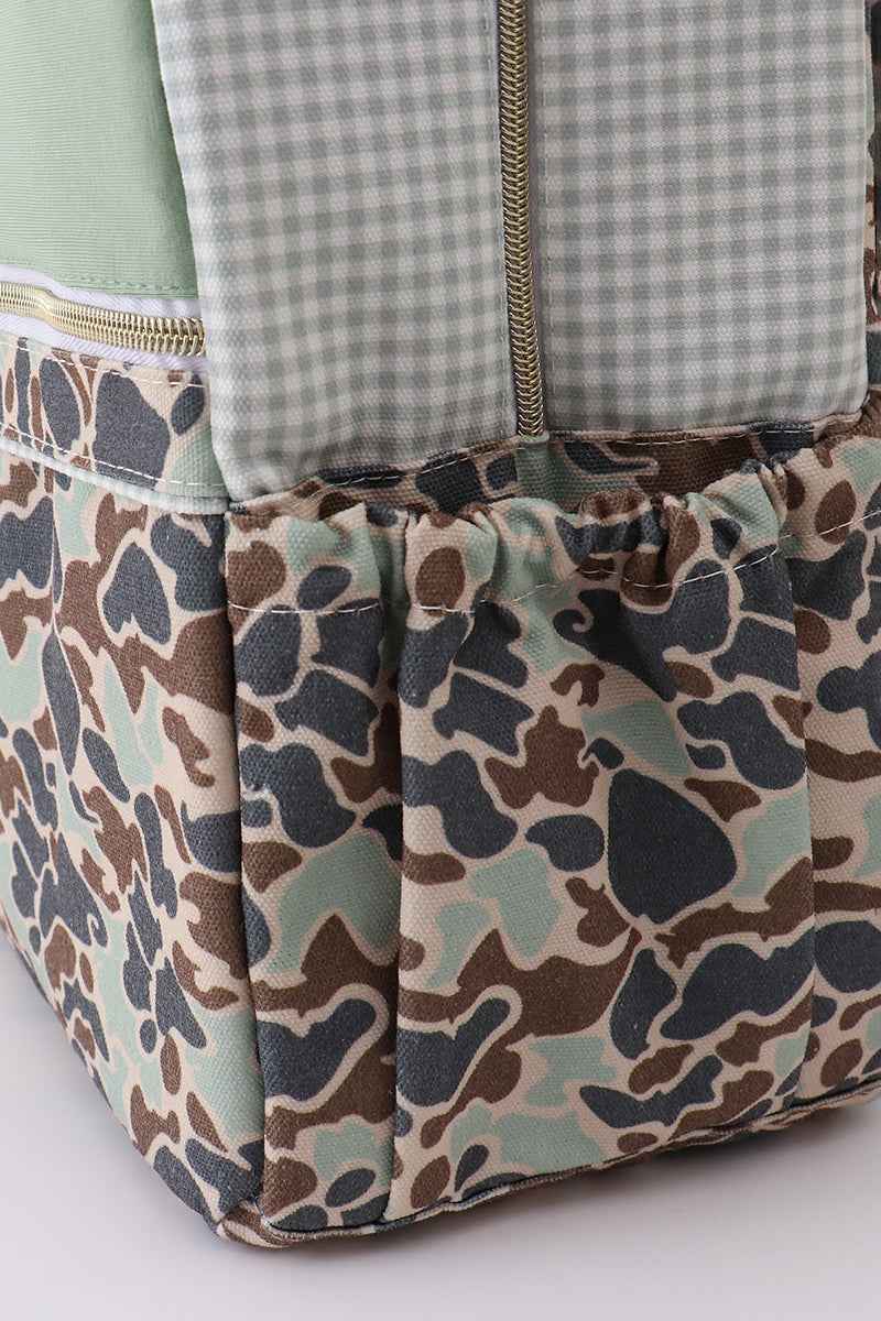 Camouflage bear print backpack - Abbies Place
