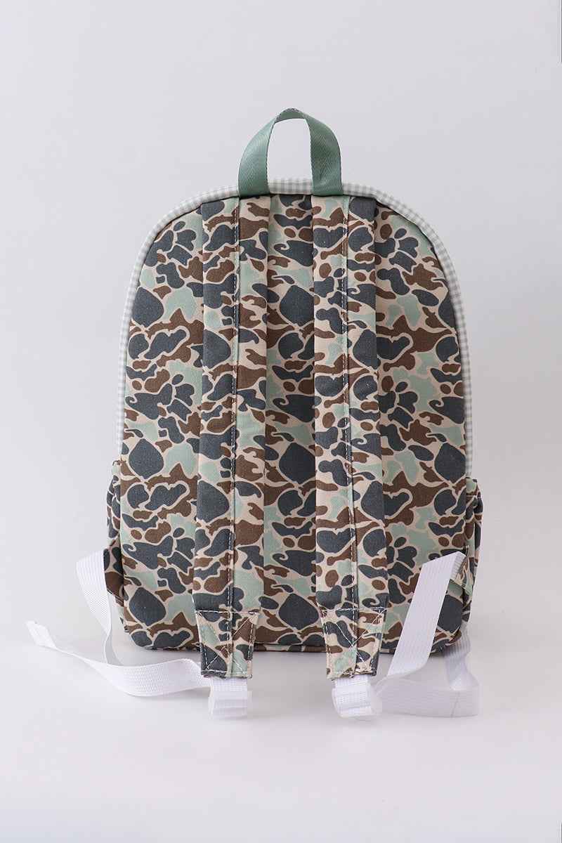 Camouflage bear print backpack - Abbies Place