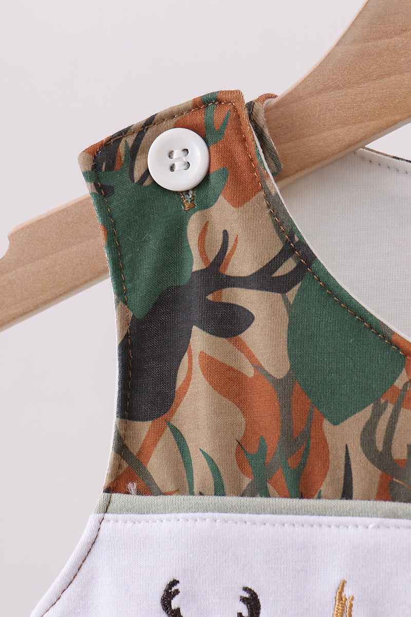 Camouflage deer antler embroidery jonjon - Abbies Place
