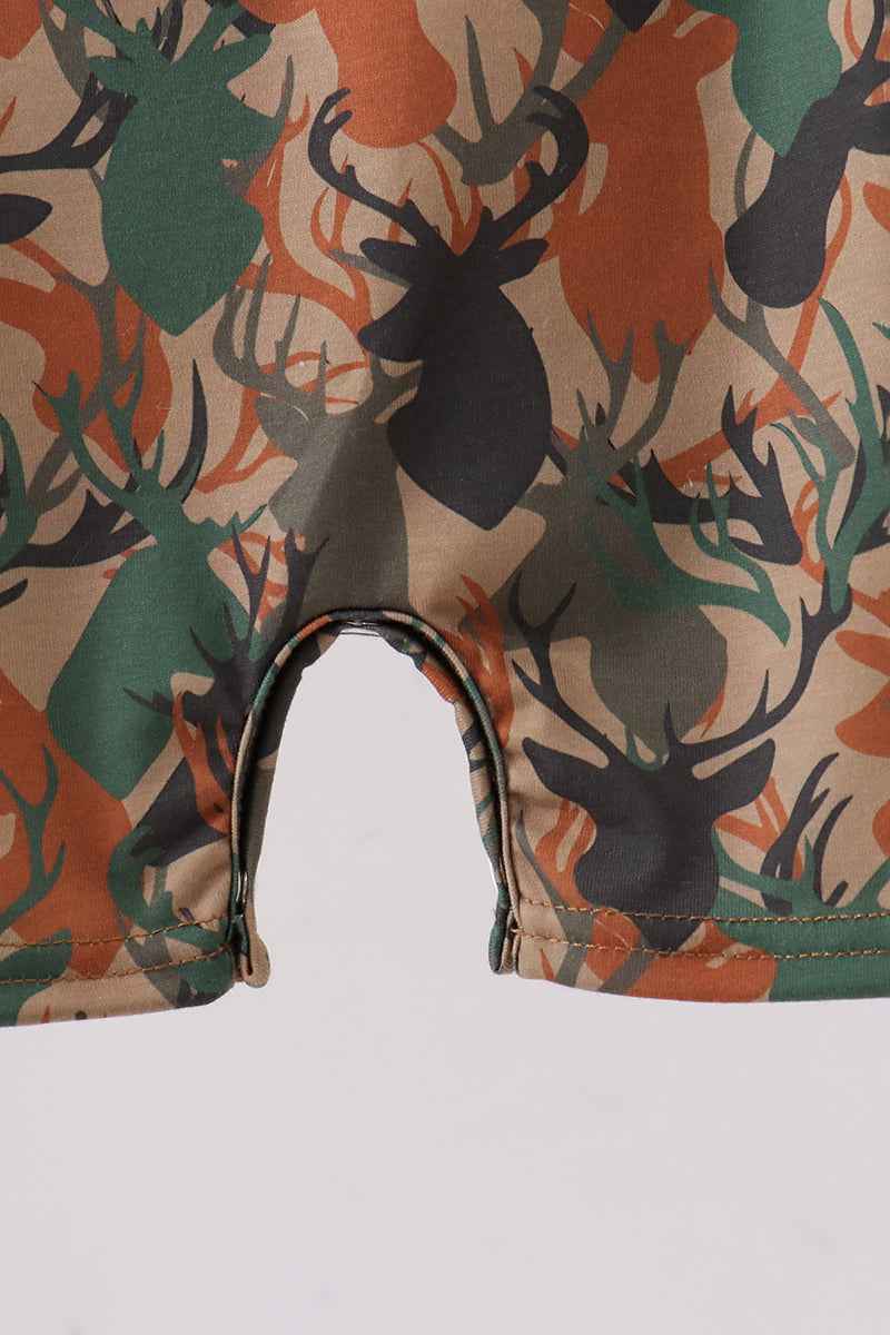 Camouflage deer antler embroidery jonjon - Abbies Place