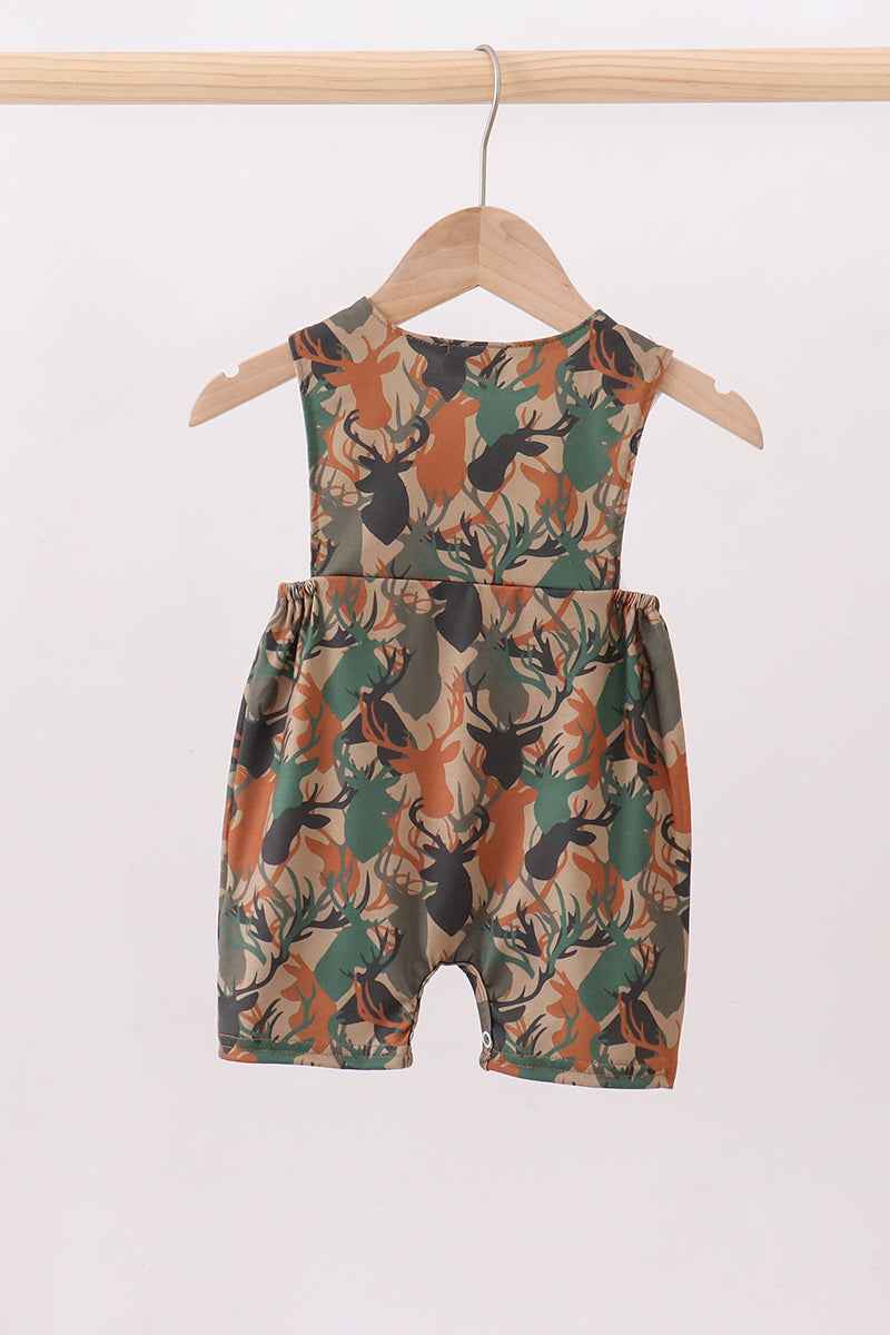 Camouflage deer antler embroidery jonjon - Abbies Place