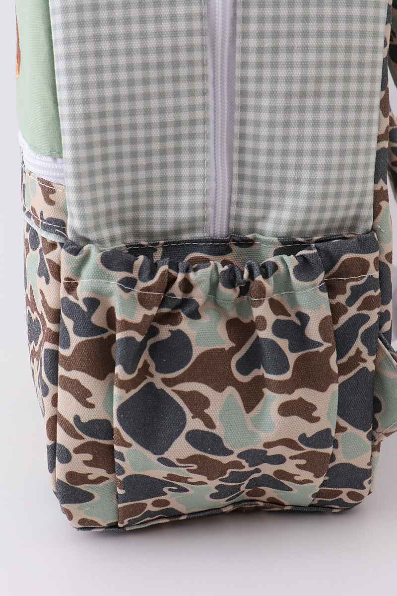 Camouflage duck print backpack - Abbies Place