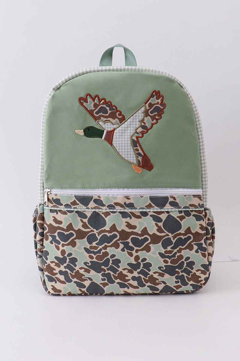 Camouflage duck print backpack - Abbies Place