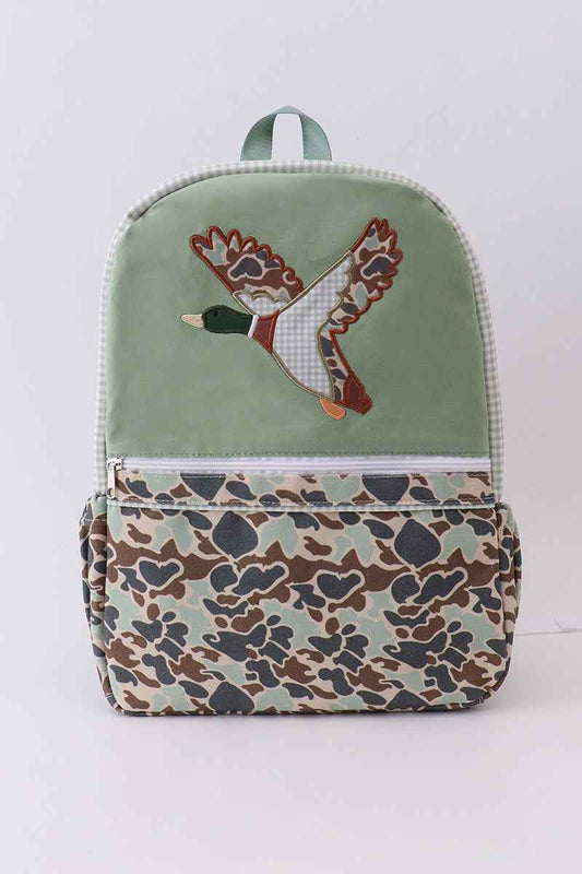 Camouflage duck print backpack - Abbies Place