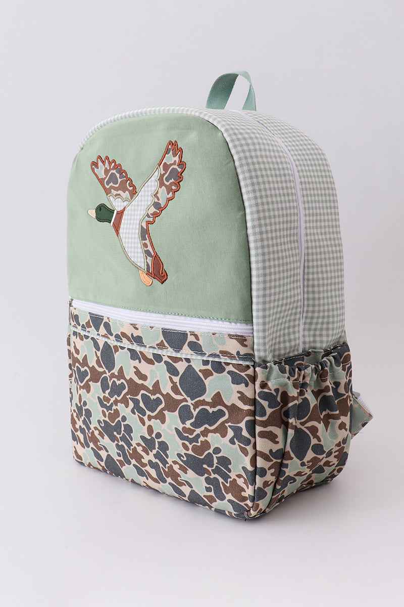 Camouflage duck print backpack - Abbies Place