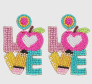 Love to Teach Teacher Appreciation
Earrings - Image #1