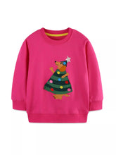 Load image into Gallery viewer, Children&#39;s Christmas Tree Applique Sweatshirt
