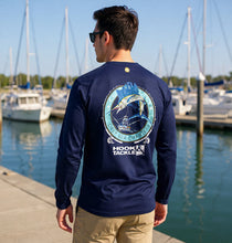 Load image into Gallery viewer, Men&#39;s Sail Fishing L/S UV Fishing Shirt
