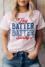 Load image into Gallery viewer, Hey Batter Batter Swing, Baseball Graphic Tee - Image #4
