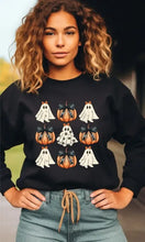 Load image into Gallery viewer, Halloween Ghost Coquette Graphic Sweatshirt - Image #1
