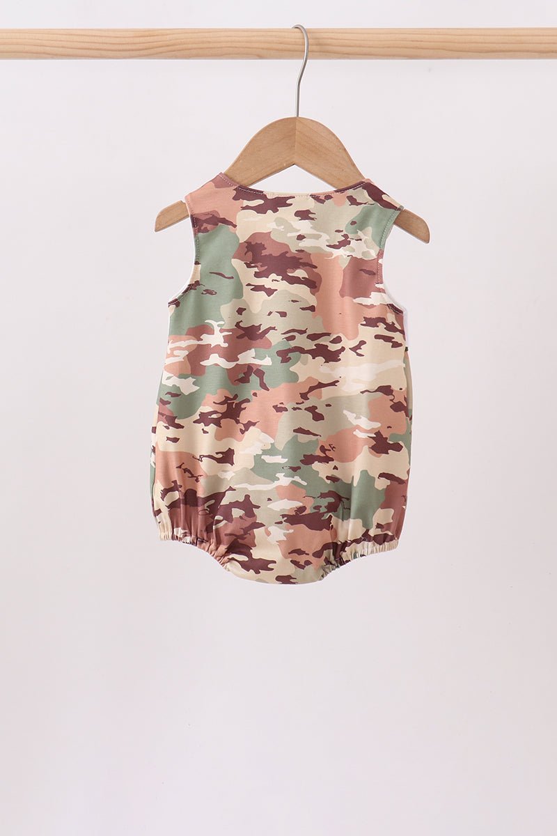 Duck Camo Embroidered Bubble - Abbies Place