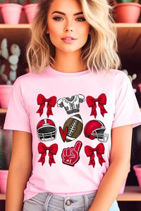 Coquette Football Graphic Tee - Image #15