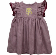 Florida State Seminoles
Embroidered Gingham Ruffle Dress - Image #1