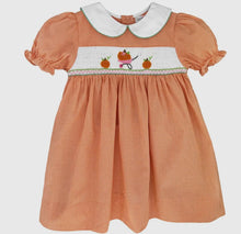 Load image into Gallery viewer, Picture Smocked Pumpkin Dress - Image #1
