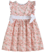 Vintage Pink Floral A-Line Dress - Image #1