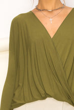 Load image into Gallery viewer, Enticing Endeavors Long Sleeve Surplice Top
