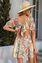 Load image into Gallery viewer, Floral Dress with Tie Detail - Image #3
