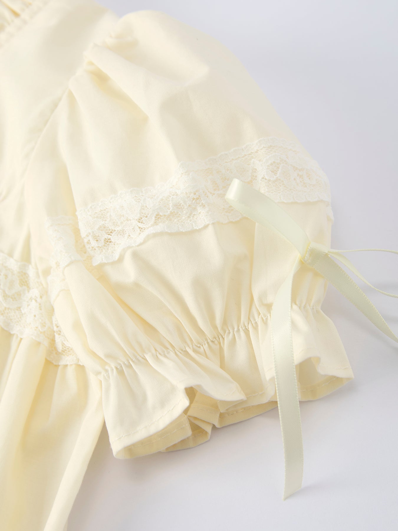 Embroidered Lace Girls' Short-sleeved Dress - Abbies Place