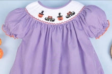 Load image into Gallery viewer, Halloween Smocked Bishop Dress - Image #1
